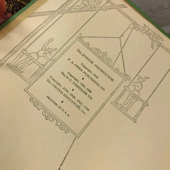 Vintage the junior instructor Book for teachers 1950 - Picture 5 of 8